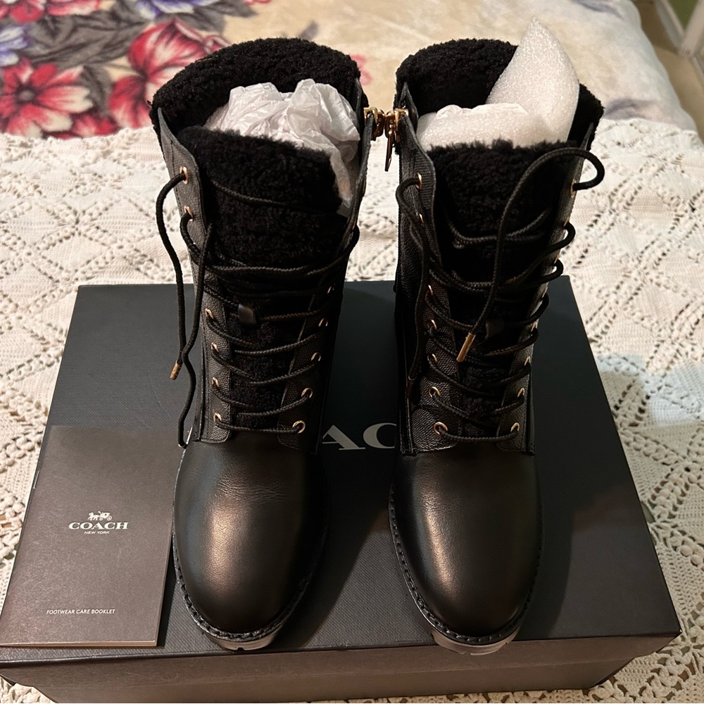JILL LEATHER BOOT BLACK US 7.5 B Never worn still brand new. - Picture 9 of 13